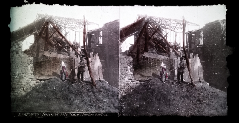 S.Procopio - Terremoti 1894 - Casa Maestro Galimi