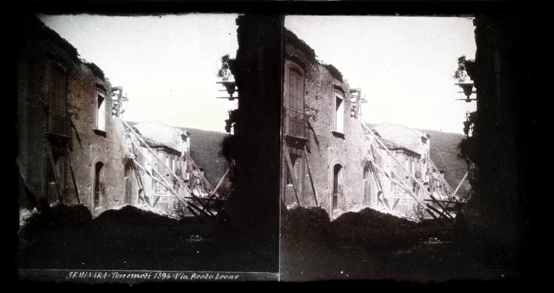 Seminara - Terremoti 1894 - Via Beato Leone