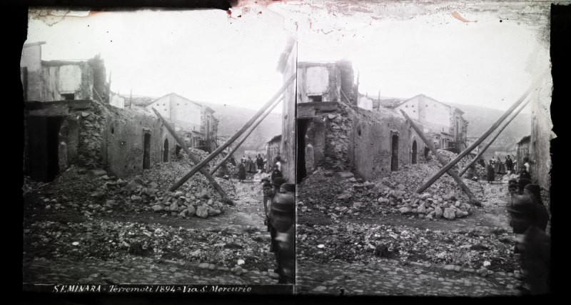 Seminara - Terremoti 1894 - Via S. Mercurio