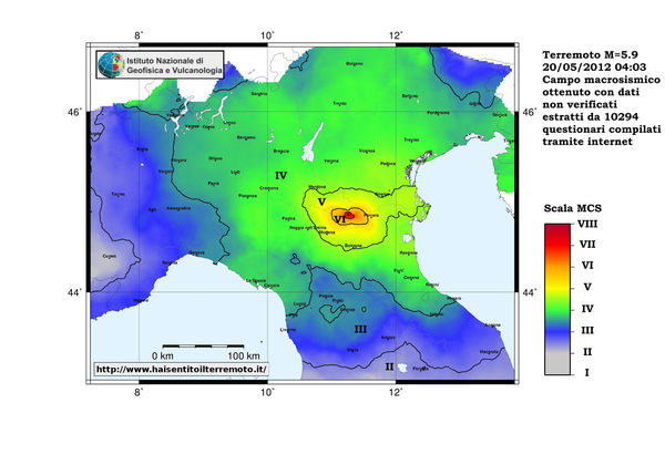 Campo macrosismico MCS