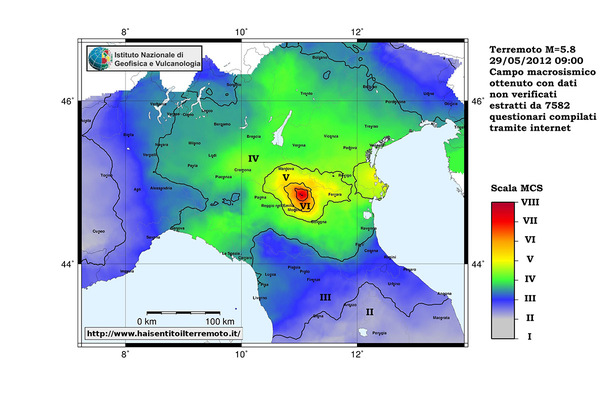 Campo macrosismico MCS