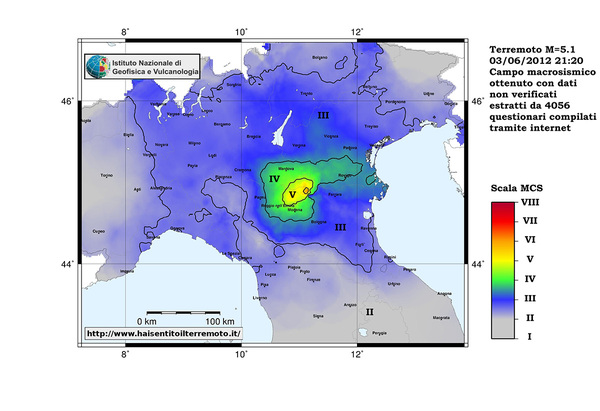 Campo macrosismico MCS